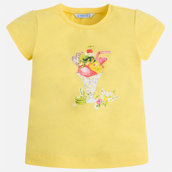 Mayoral Mädchen T-Shirt,Gelb Art.3032