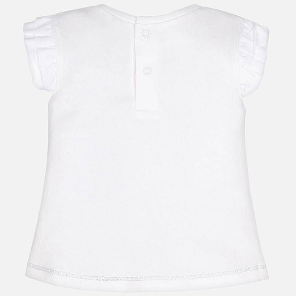Mayoral,Mädchen,T-shirt,weiß,1045