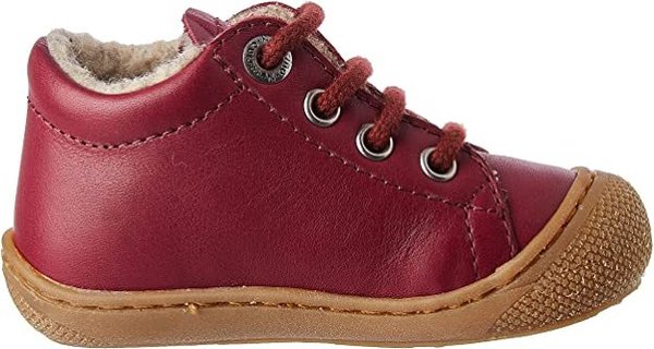 Naturino Baby-Mädchen Cocoon Sneaker,Wollfutter,Berry/Red