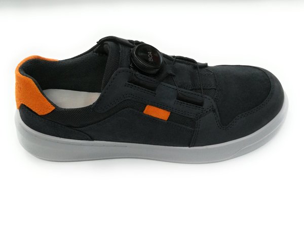 COSMO - Grau/Orange Sneaker mit BOA® Schnellverschluss