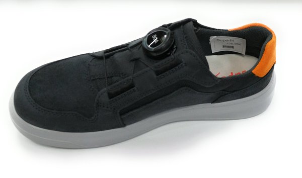 COSMO - Grau/Orange Sneaker mit BOA® Schnellverschluss