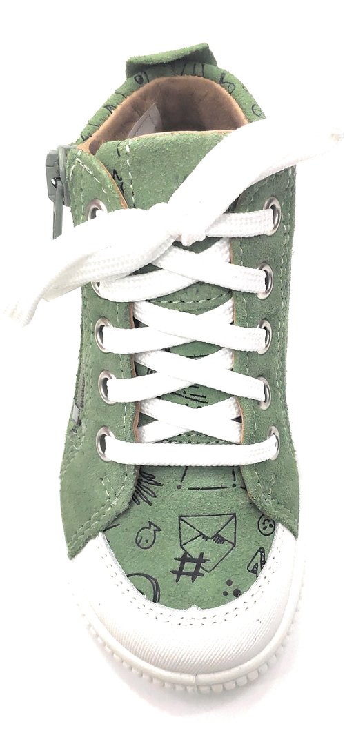 MOPPY - Hellgrün/Weiß Sneaker low, Superfit, mit Reißverschluss, Lauflernschuhe