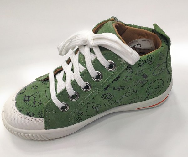 MOPPY - Hellgrün/Weiß Sneaker low, Superfit, mit Reißverschluss, Lauflernschuhe