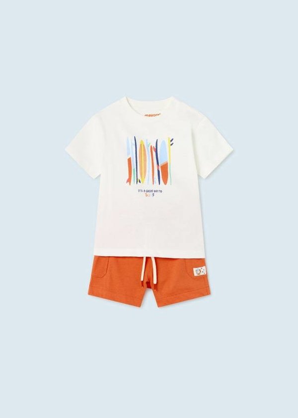 Tshirt/Short Set Baumwolle für Babys Art. 23-01646-058